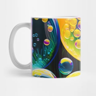 Rainbow bubbles land Mug